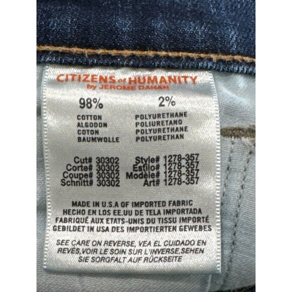 Citizens of Humanity Ava Women Low Rise Straight Leg Jeans Size 27 - Picture 8 of 10